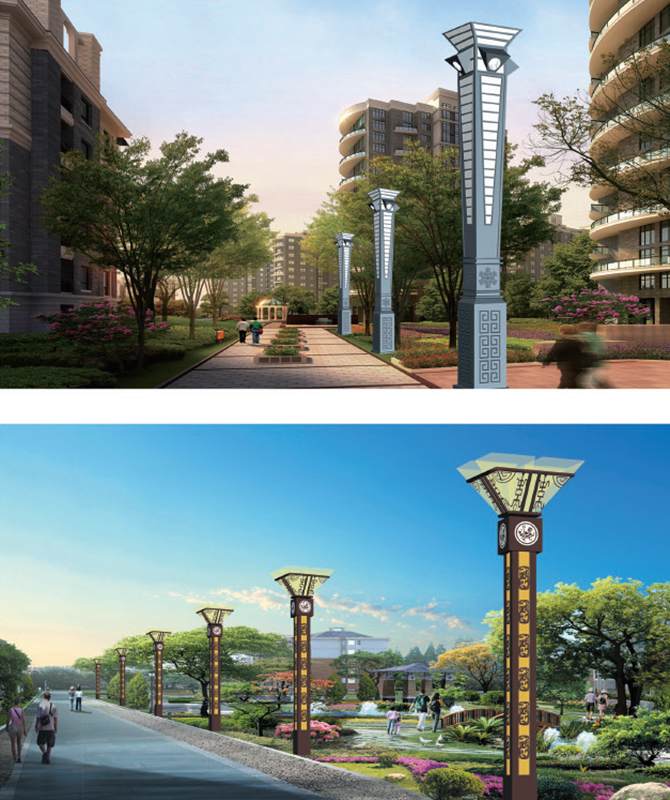 JGD-008/JGD-009 Dekorativt landskapslys