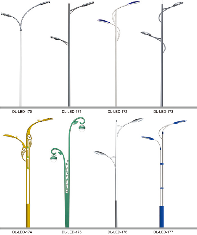 DL-LED-170 ~ DL-LED-177 LED -lys med høy kraft