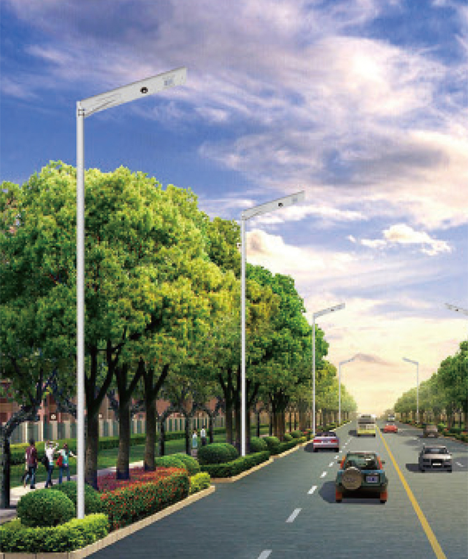 TYN-057 Integrert Solar Street Light