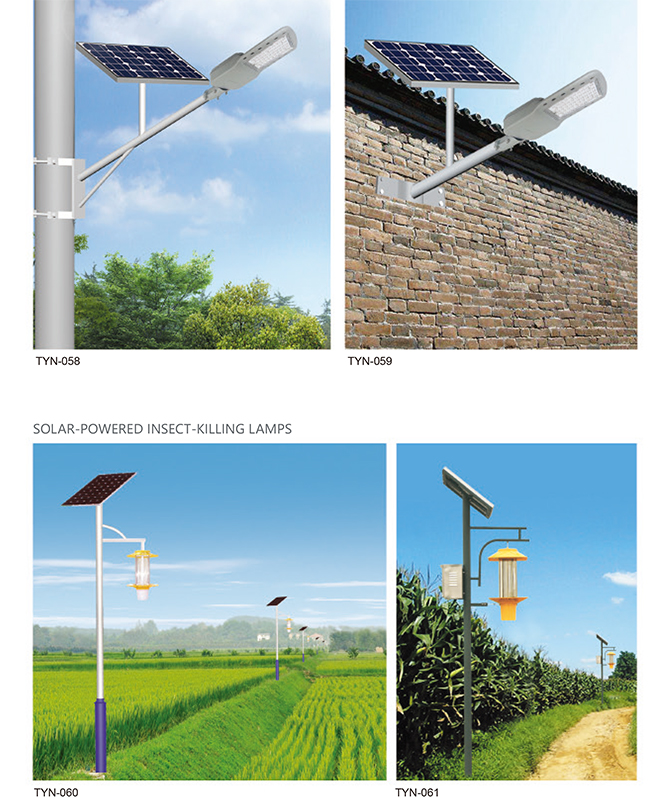 TYN-058/TYN-059/TYN-060 Integrert Solar Street Light